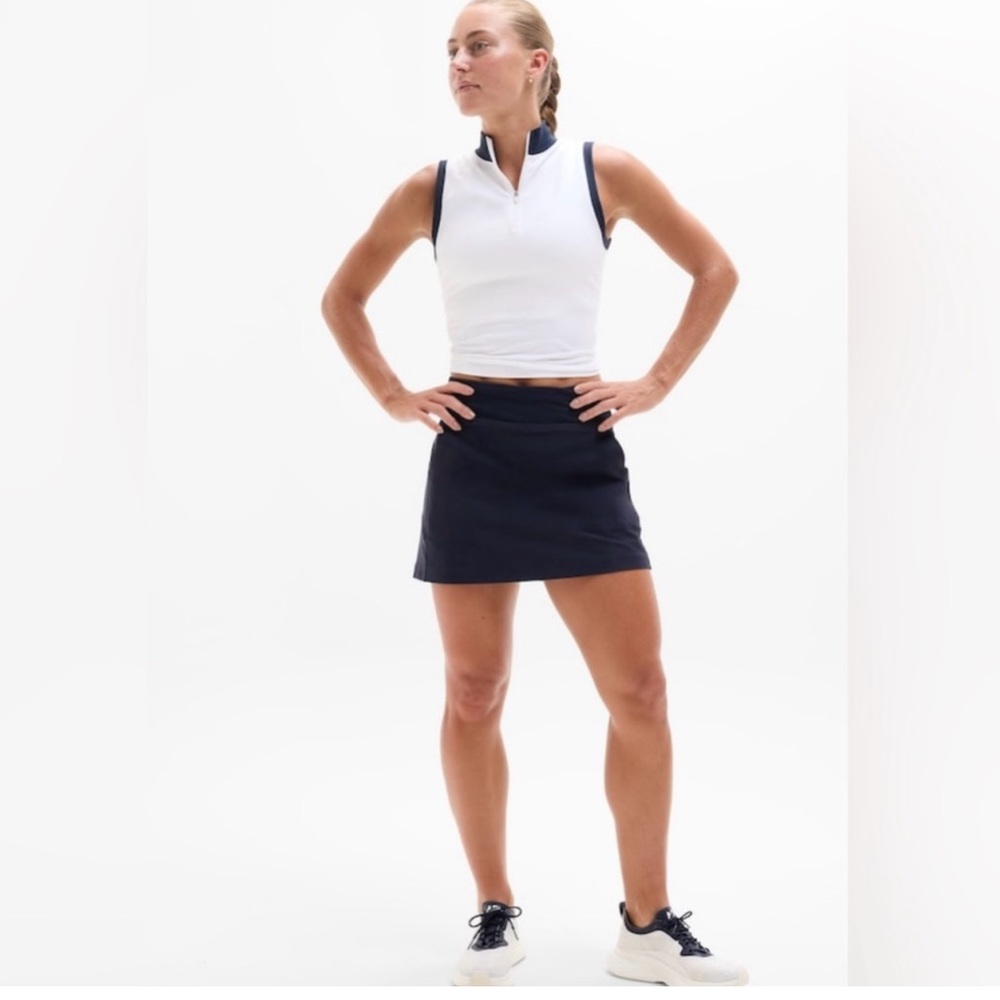 NWT-Athleta Navy Tee Time Skort 15” Extra Large